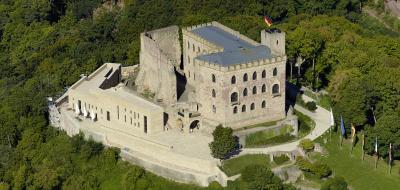 vue aerienne du hambacher schloss